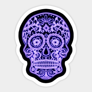 Neon skull Sticker